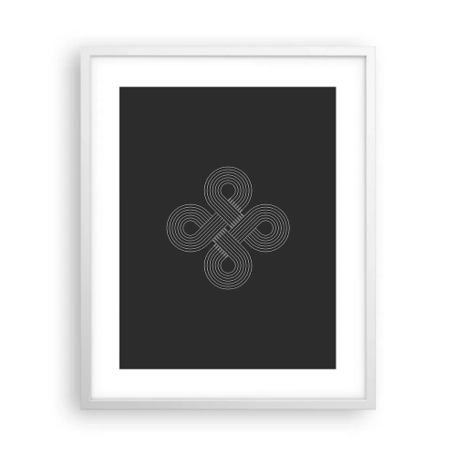 Poster in cornice bianca - Nello spirito celtico - 40x50 cm