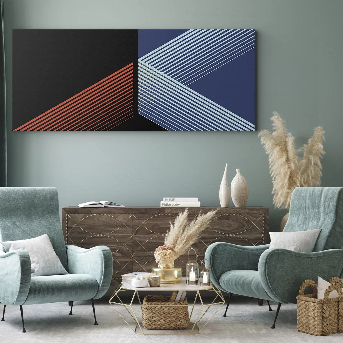 Quadro su tela - Stampe su Tela - Una storia semplice - 100x40 cm