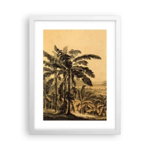 Poster in cornice bianca - Nel clima coloniale - 30x40 cm