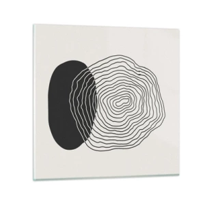 Quadro su vetro - Durata e vibrazione - 30x30 cm