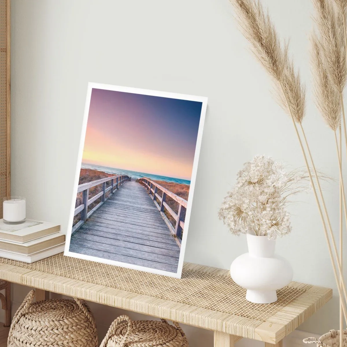 Poster - Aurora serale baltica - 70x100 cm