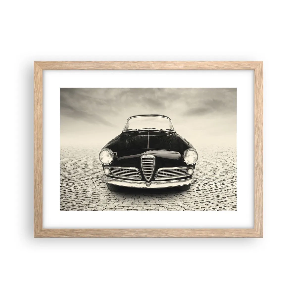 Poster in cornice rovere chiaro - Come non amarmi? - 40x30 cm