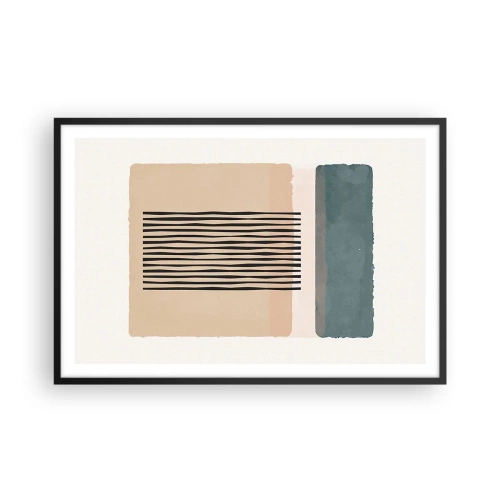 Poster in cornice nera - Tutto a posto - 91x61 cm