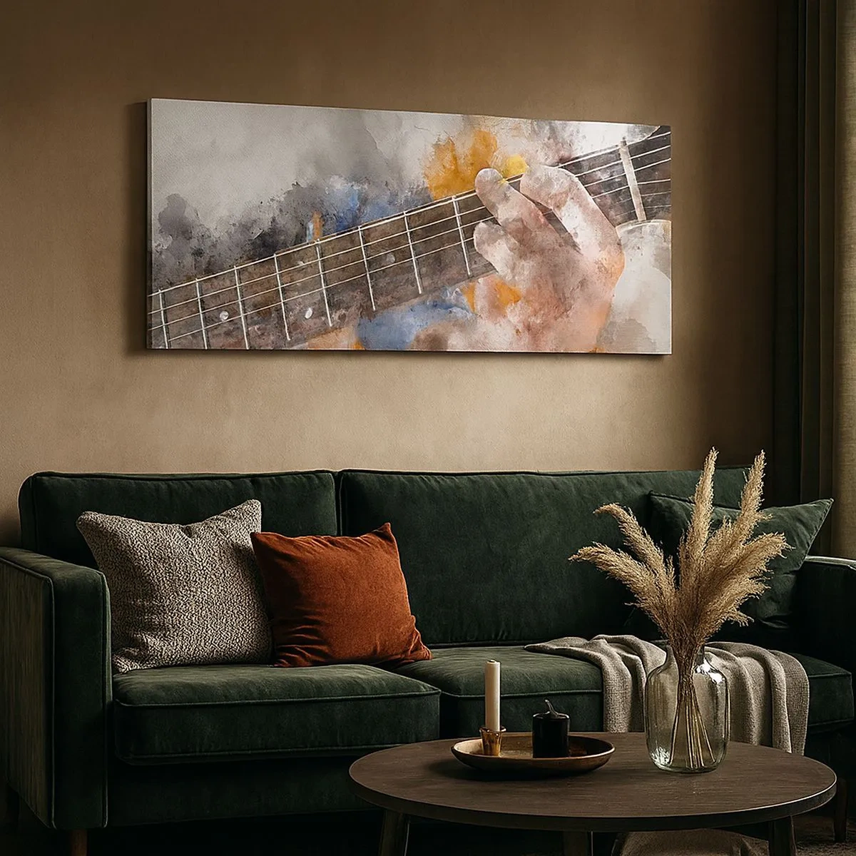 Quadro su tela - Stampe su Tela - Poesia tra le corde - 100x40 cm