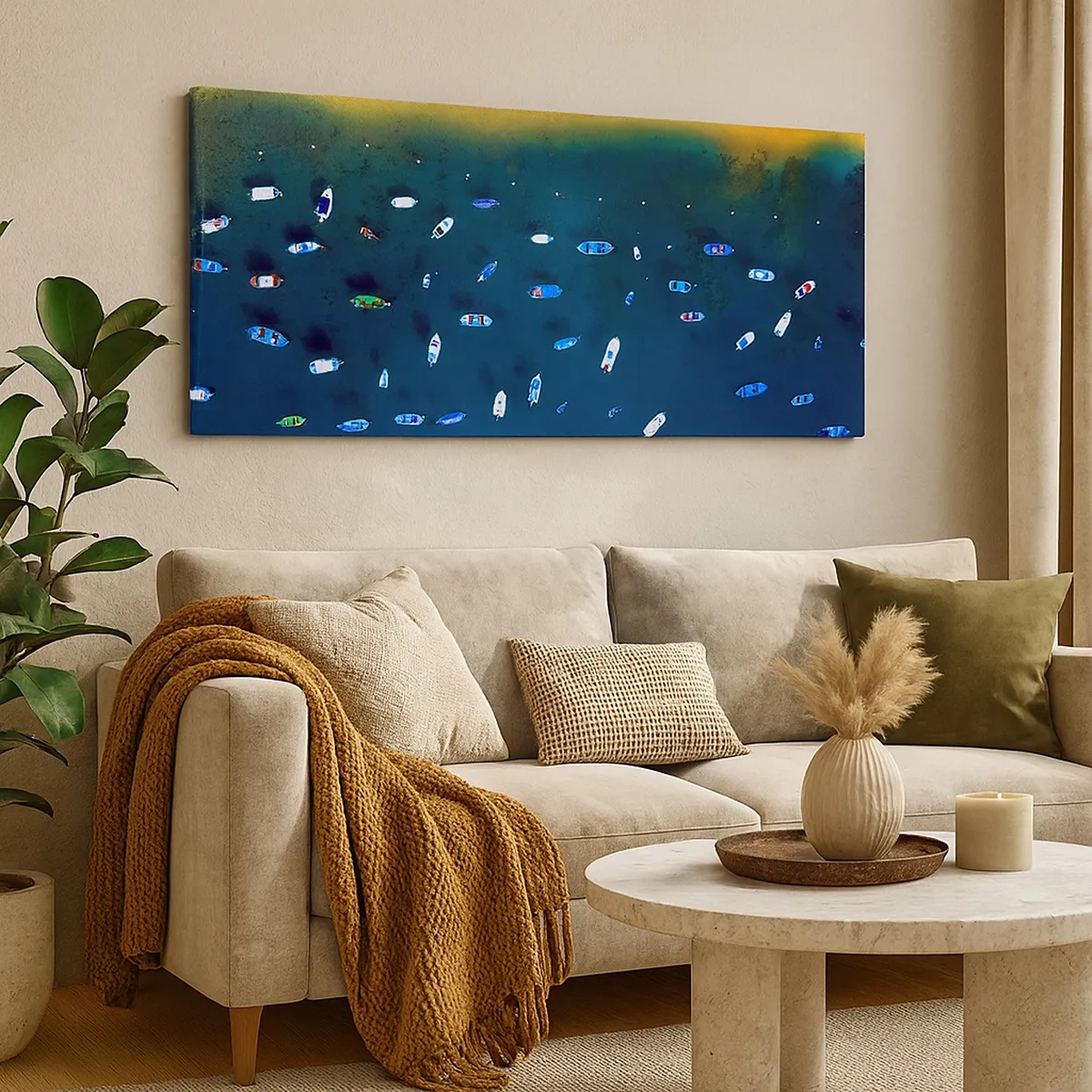 Quadro su tela - Stampe su Tela - Il gioco delle vacanze - 30x30 cm