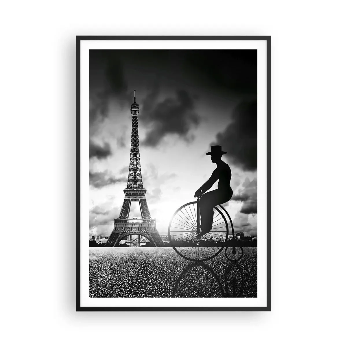 Poster in cornice nera - Nostalgia della Belle Epoque - 70x100 cm