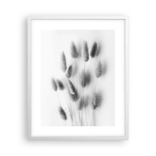 Poster in cornice bianca - Erba soffice - 40x50 cm