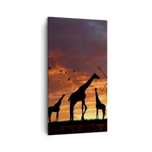 Quadro su tela - Stampe su Tela - Piccola cena tra amici - 45x80 cm