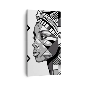 Quadro su tela - Stampe su Tela - Ritratto etnico - 45x80 cm