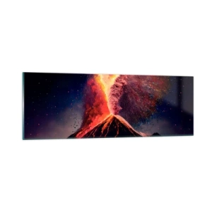 Quadro su vetro - Bellezza e minaccia - 90x30 cm