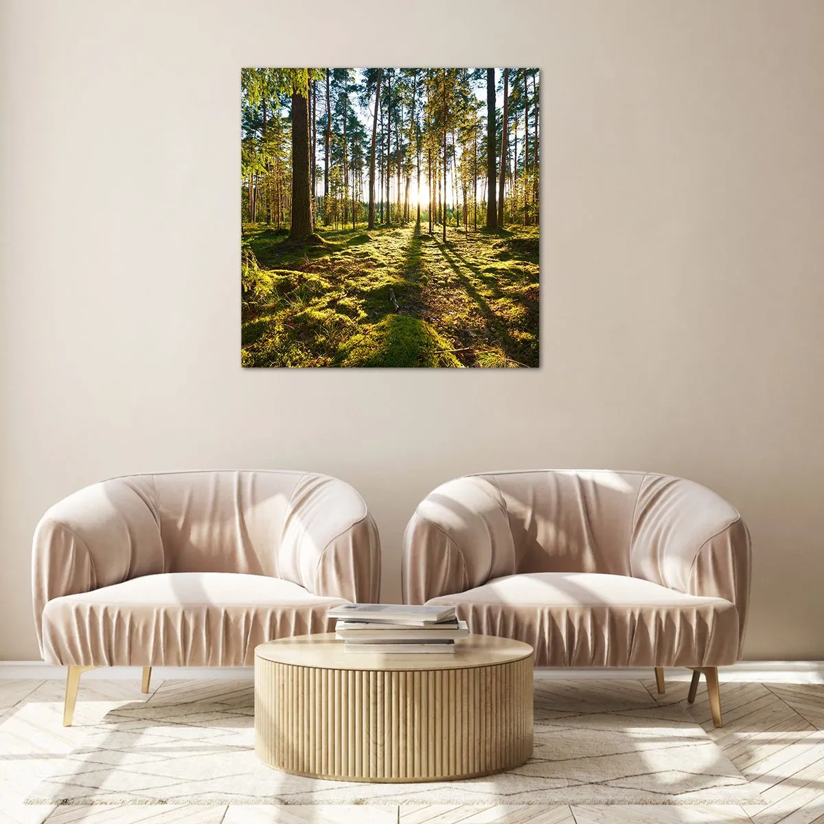 Quadro su vetro - …dopo sette foreste - 60x60 cm