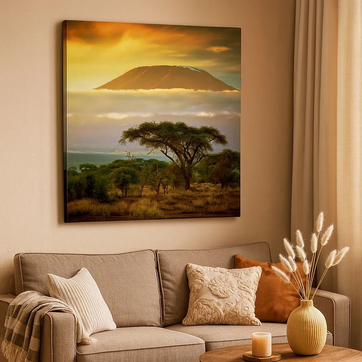 Quadro su tela - Stampe su Tela - Il sogno del viaggiatore - 30x30 cm