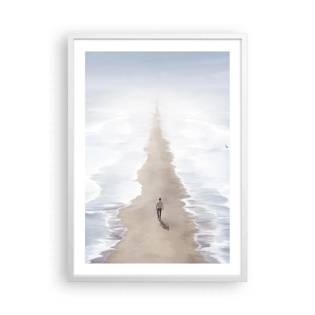 Poster in cornice bianca - Un futuro luminoso - 50x70 cm