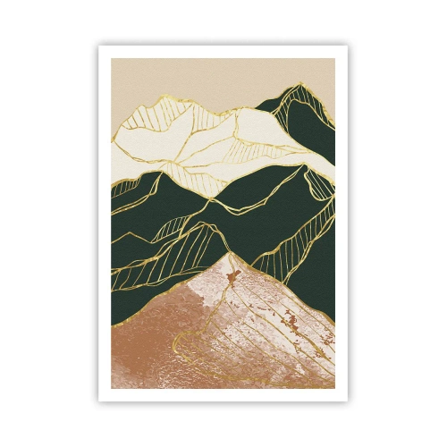 Poster - Cime d'oro - 70x100 cm