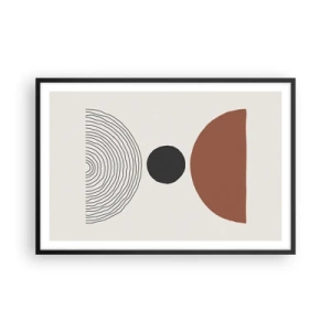 Poster in cornice nera - Al centro dell'attenzione - 91x61 cm