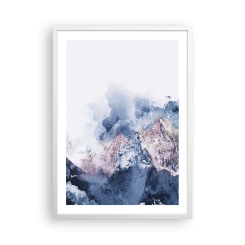 Poster in cornice bianca - Queste si che sono cime! - 50x70 cm