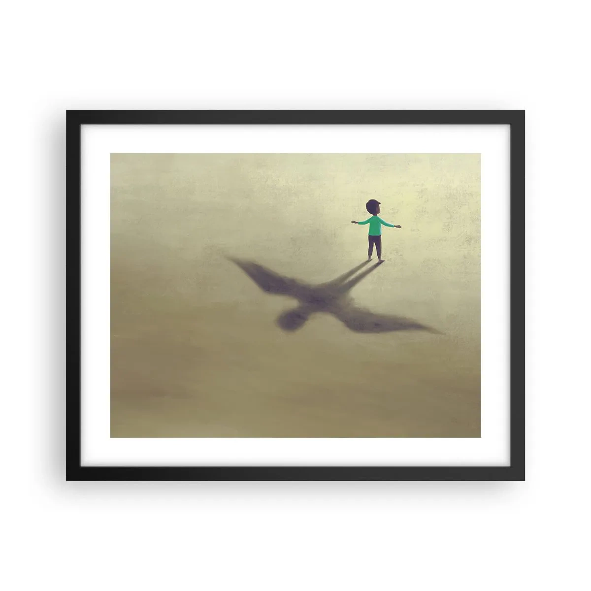 Poster in cornice nera - Eroe del futuro - 50x40 cm