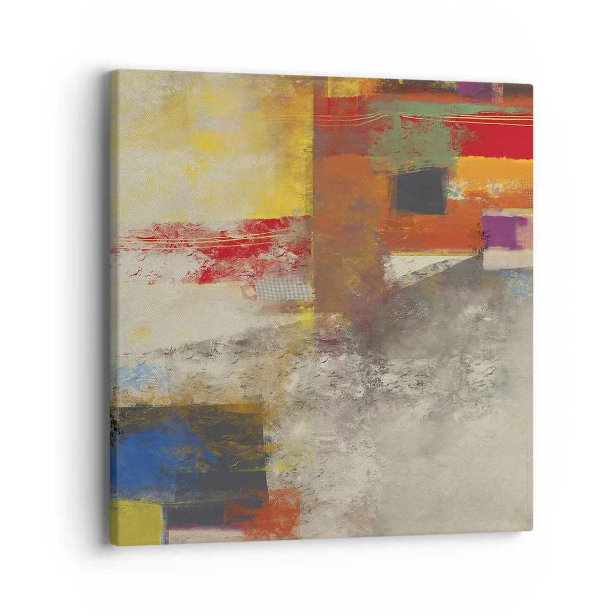 Quadro su tela - Stampe su Tela - Geometria dei colori - 40x40 cm