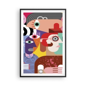 Poster in cornice nera - Mi manda Picasso - 61x91 cm