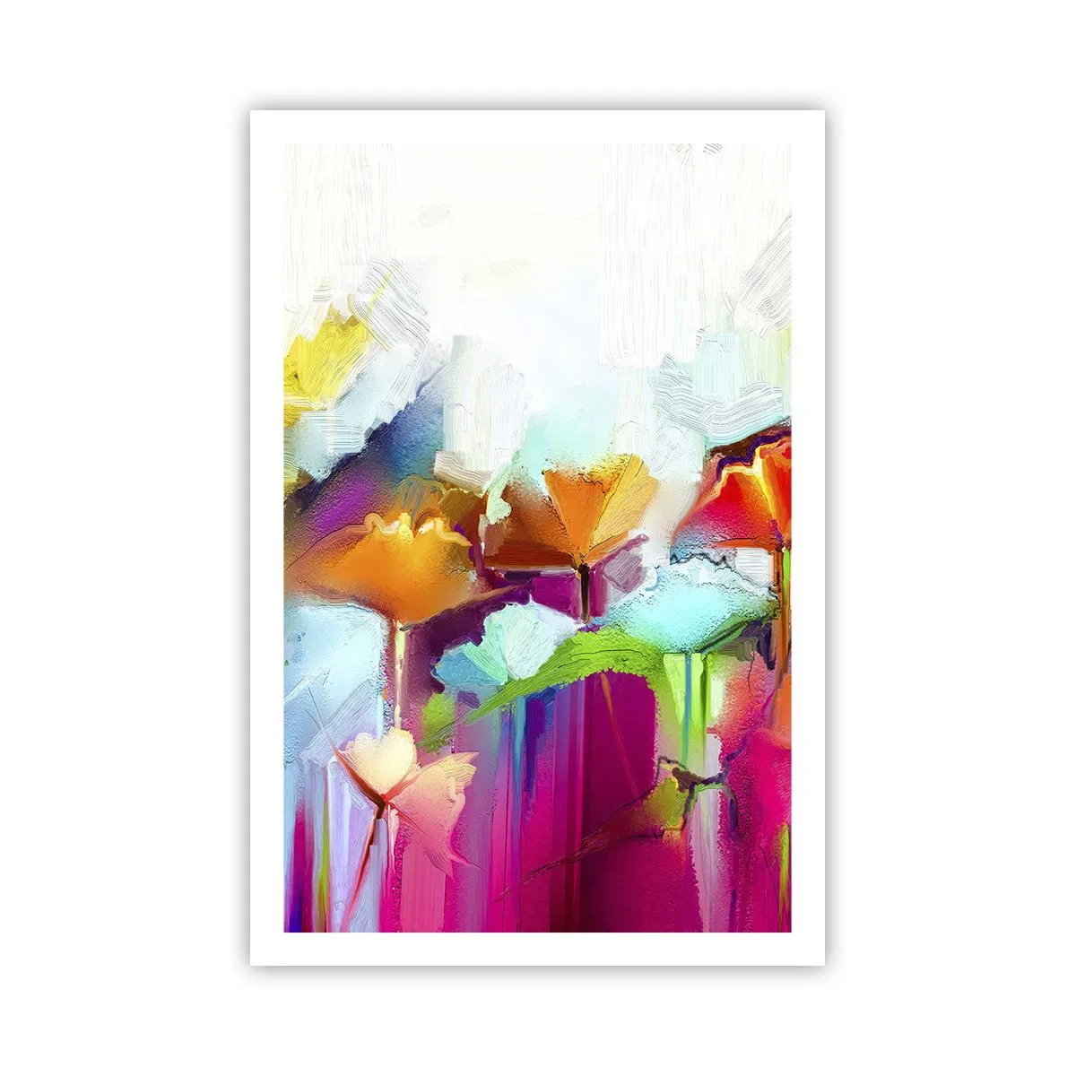 Poster - L'arcobaleno è fiorito - 61x91 cm