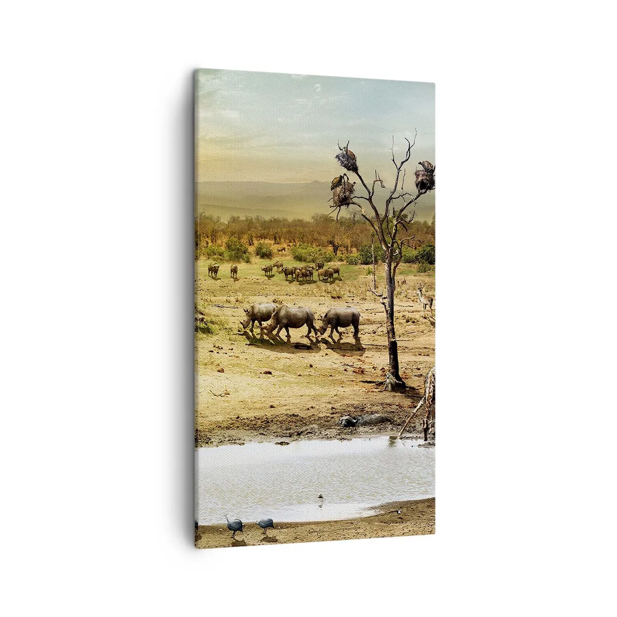 Quadro su tela - Stampe su Tela - "Un fiume usciva da Eden…" - 45x80 cm