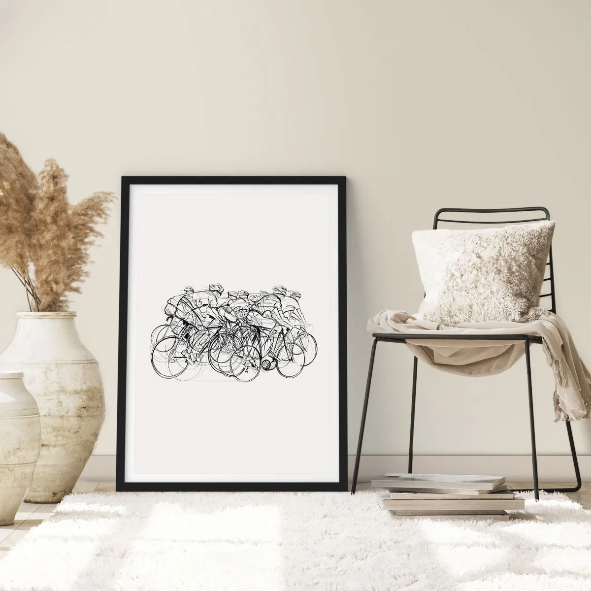 Poster in cornice nera - Insieme - 30x40 cm