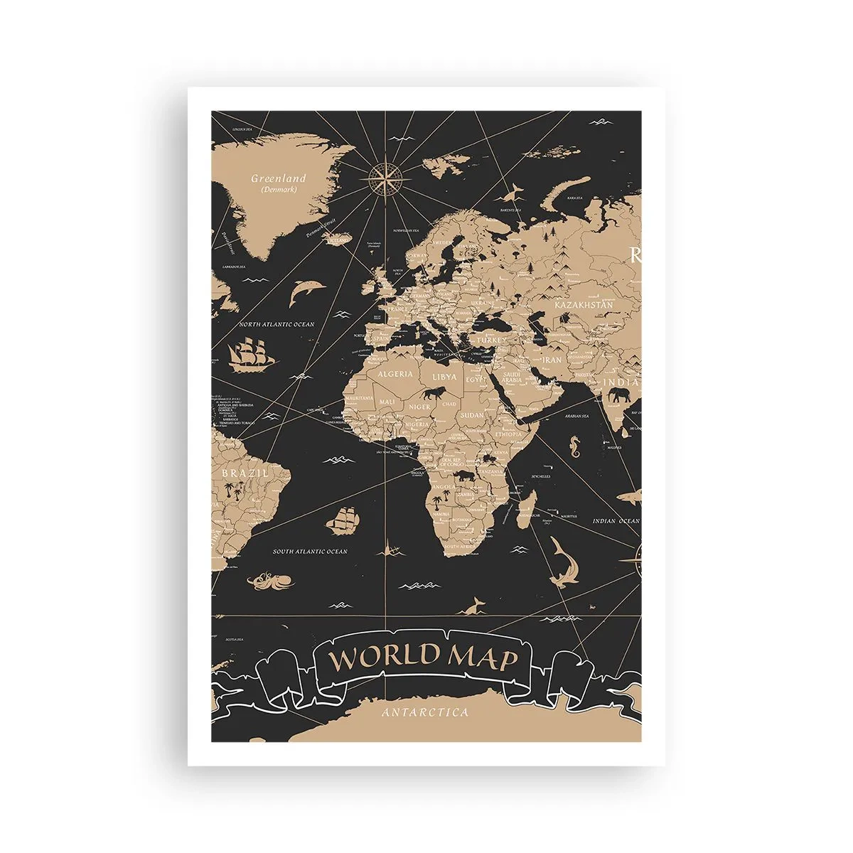 Poster - I confini del mio mondo - 70x100 cm