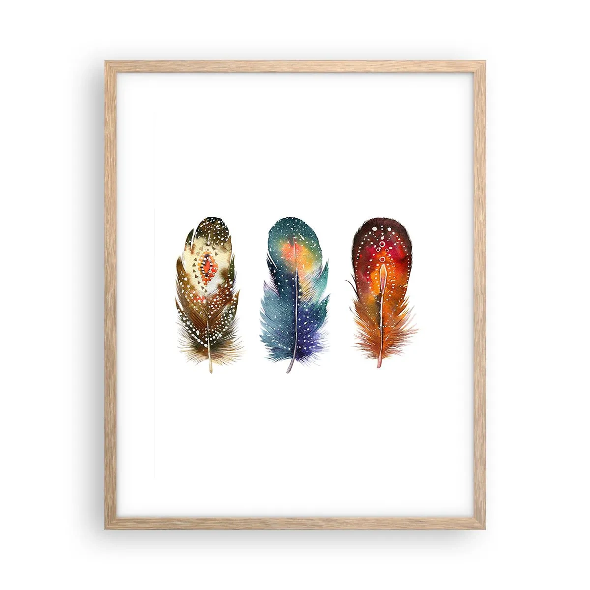 Poster in cornice rovere chiaro - Cerimonie, riti, misteri - 40x50 cm