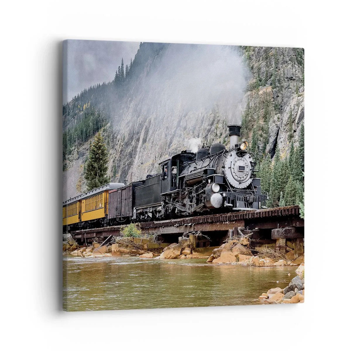 Quadro su tela - Stampe su Tela - Dove andiamo? - 40x40 cm