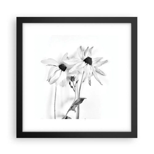 Poster in cornice nera - Nessuno vuole essere solo - 30x30 cm