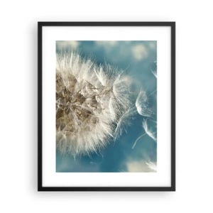 Poster in cornice nera - Il respiro dell'angelo - 40x50 cm