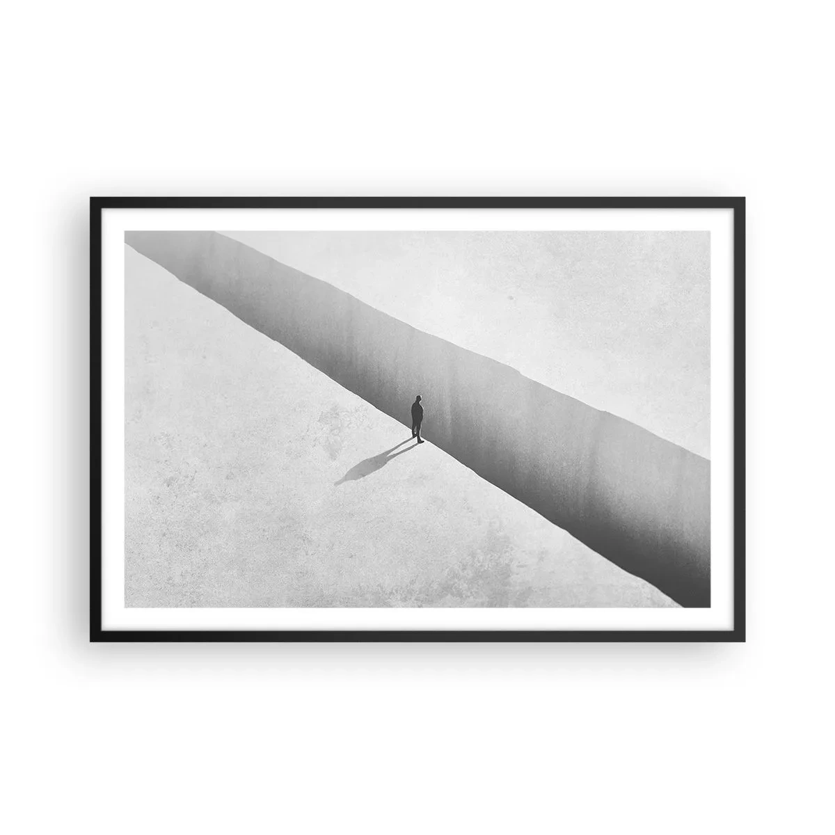 Poster in cornice nera - Un obiettivo chiaro - 91x61 cm