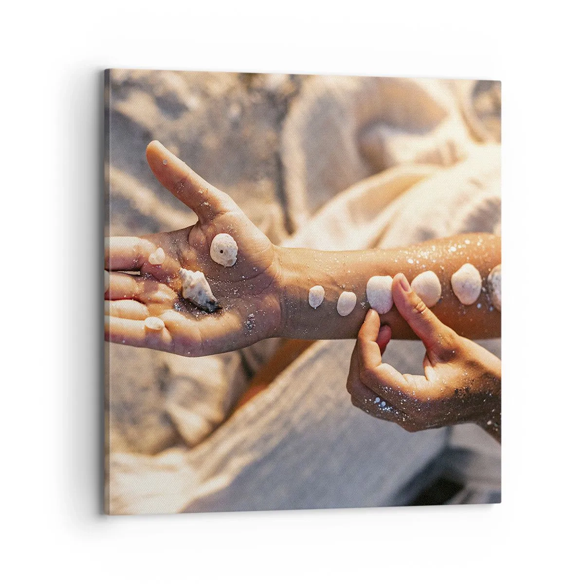 Quadro su tela - Stampe su Tela - La bellezza a portata di mano - 70x70 cm