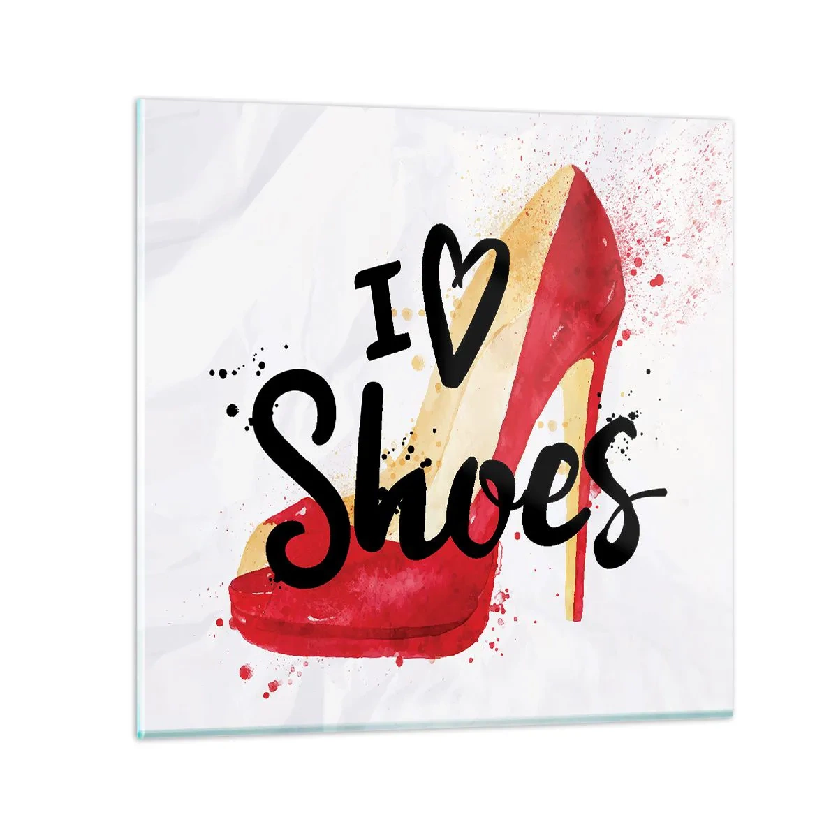 Quadro su vetro - Gli amori sono tanti - 70x70 cm