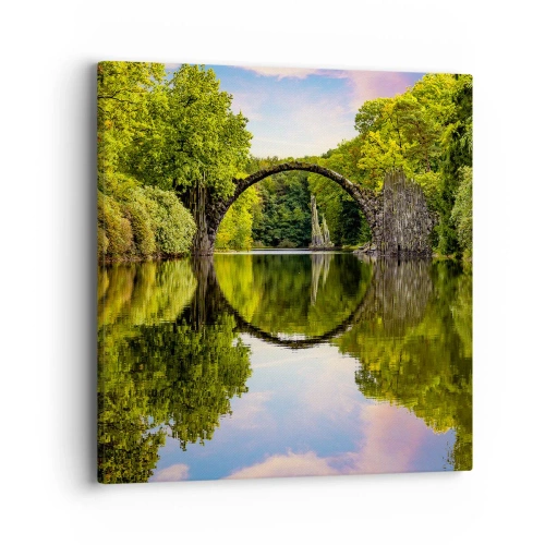 Quadro su tela - Stampe su Tela - All'incontro di due mondi - 40x40 cm