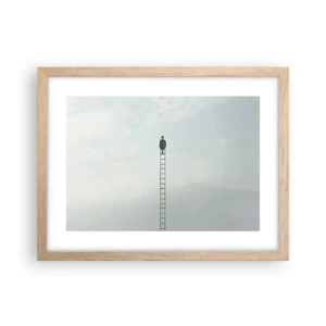 Poster in cornice rovere chiaro - Innalzati al di sopra - 40x30 cm