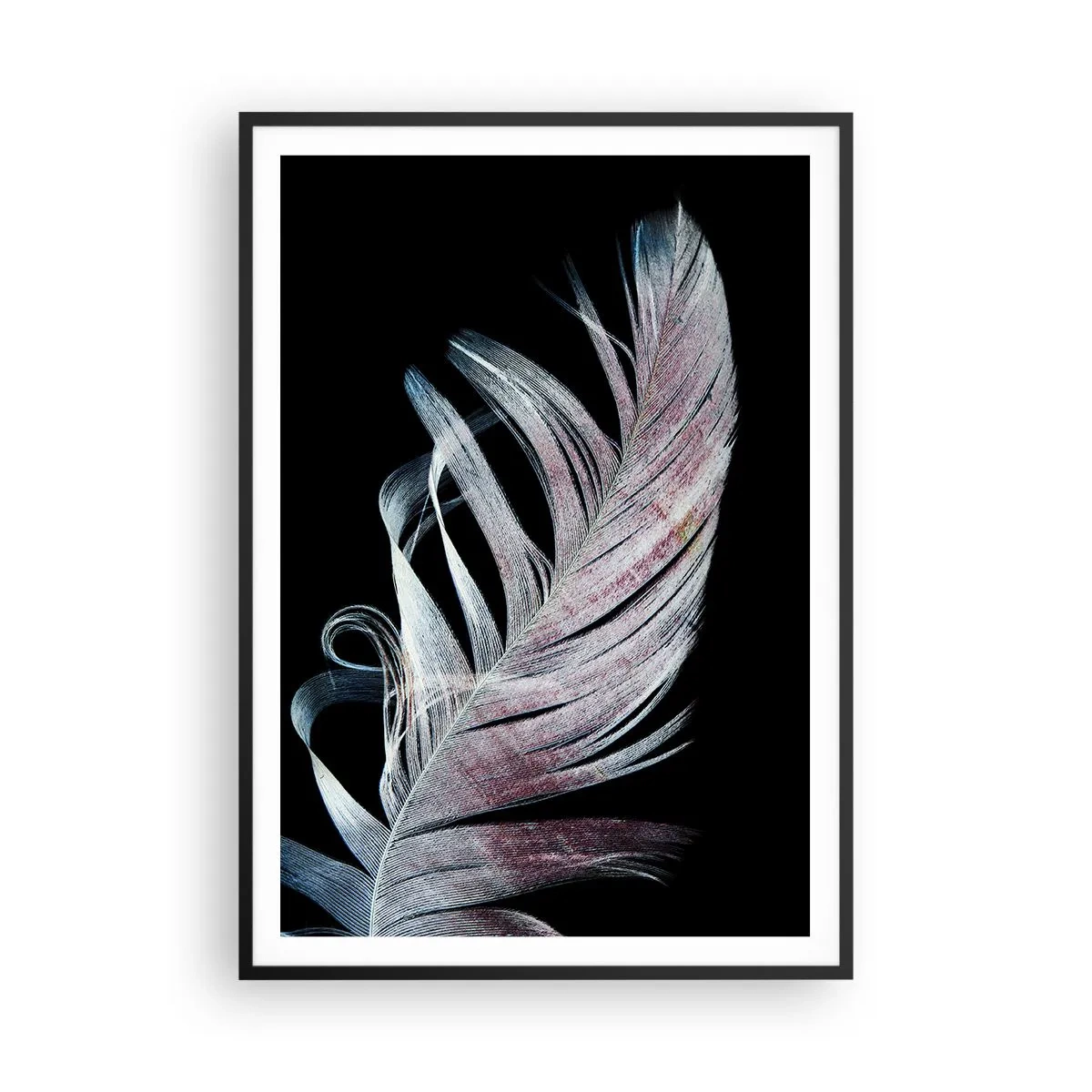 Poster in cornice nera - Pensa al tocco - 70x100 cm
