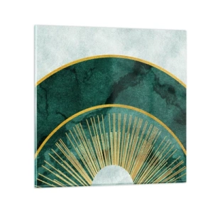 Quadro su vetro - Un altro sistema solare - 30x30 cm