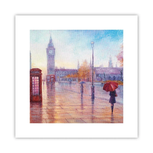 Poster - Giorno d'autunno a Londra - 30x30 cm