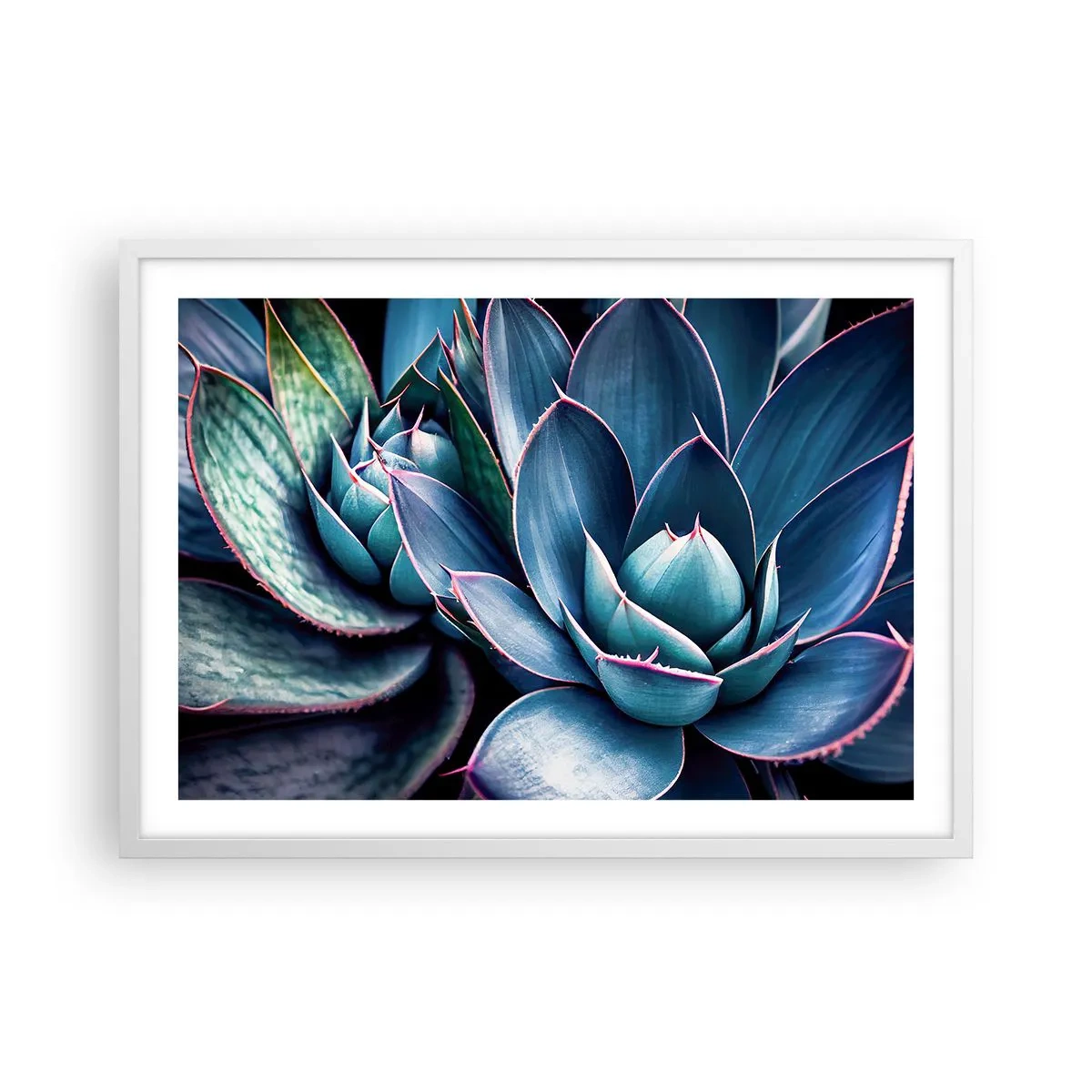 Poster in cornice bianca - Forza vitale - 70x50 cm