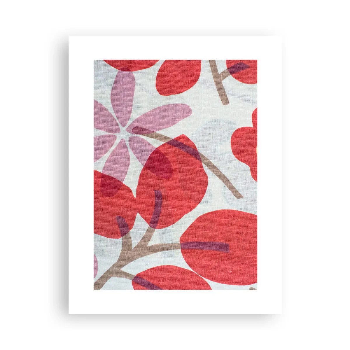Poster - Composizione di fiori in rosa - 30x40 cm