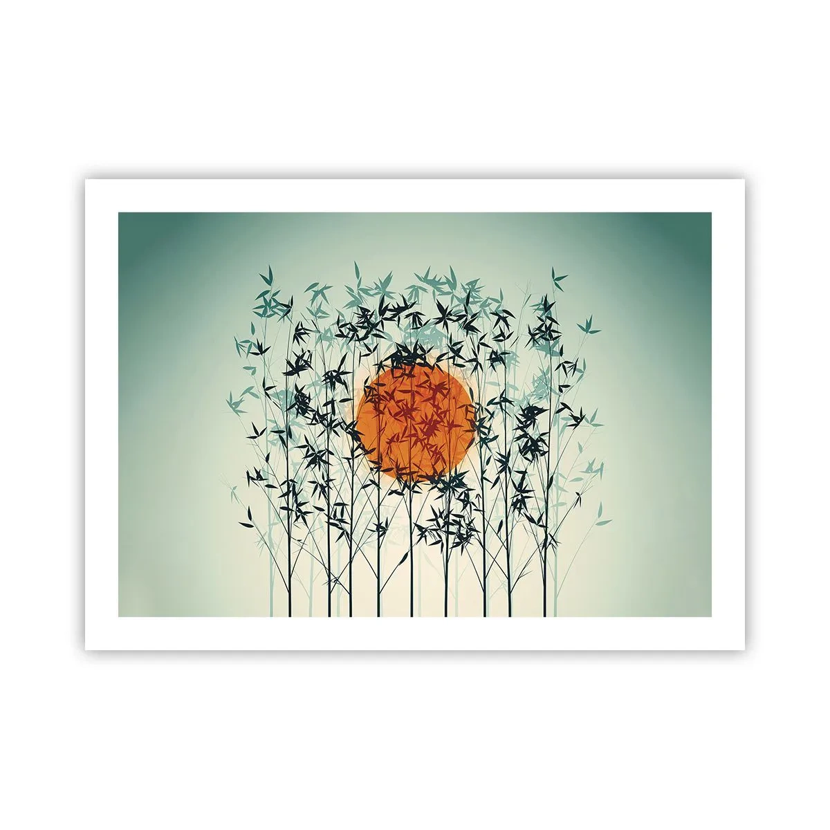 Poster - Sole giapponese - 70x50 cm