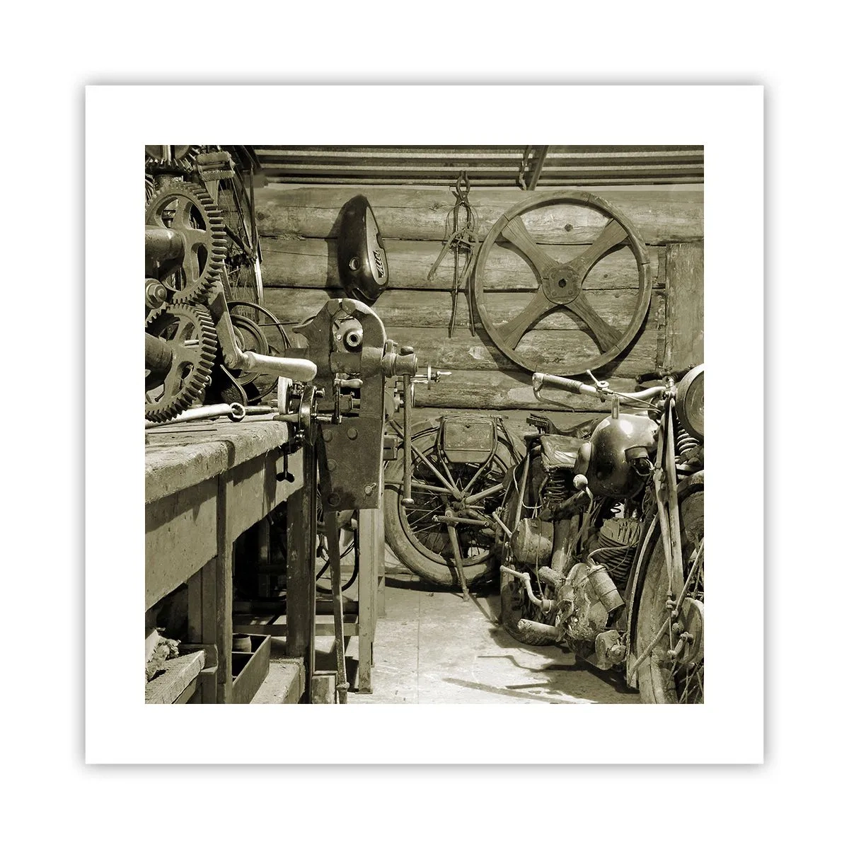Poster - Nel capanno di zio Alfredo - 40x40 cm