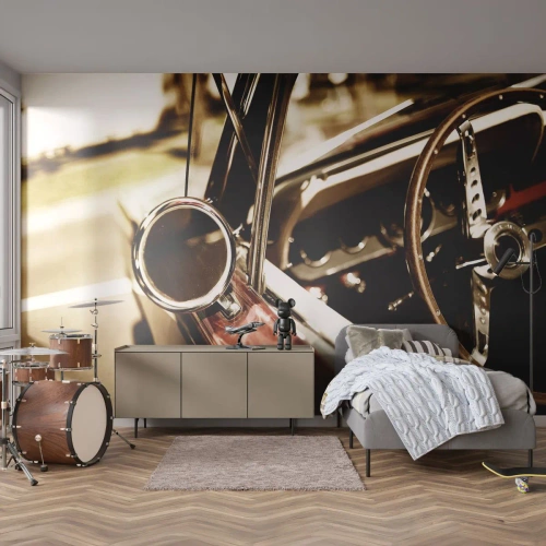 Fotomurali Premium Canvas - Auto con un'anima - Auto, Classico, Settore automobilistico - 400x280 cm