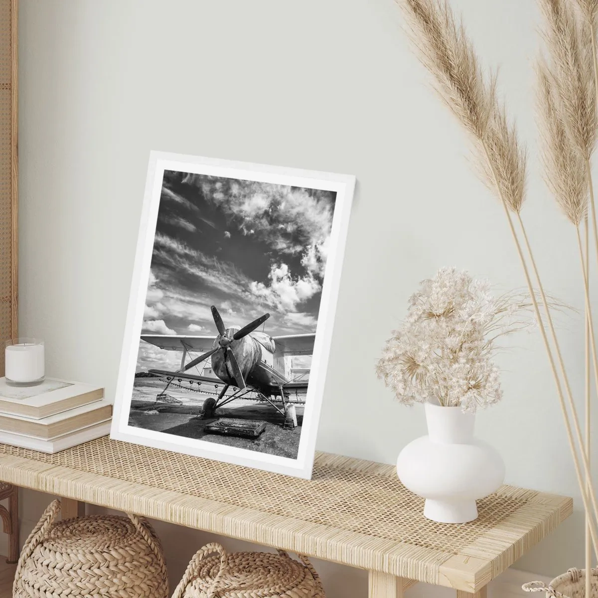 Poster in cornice bianca - Non vedo l'ora! - 40x50 cm