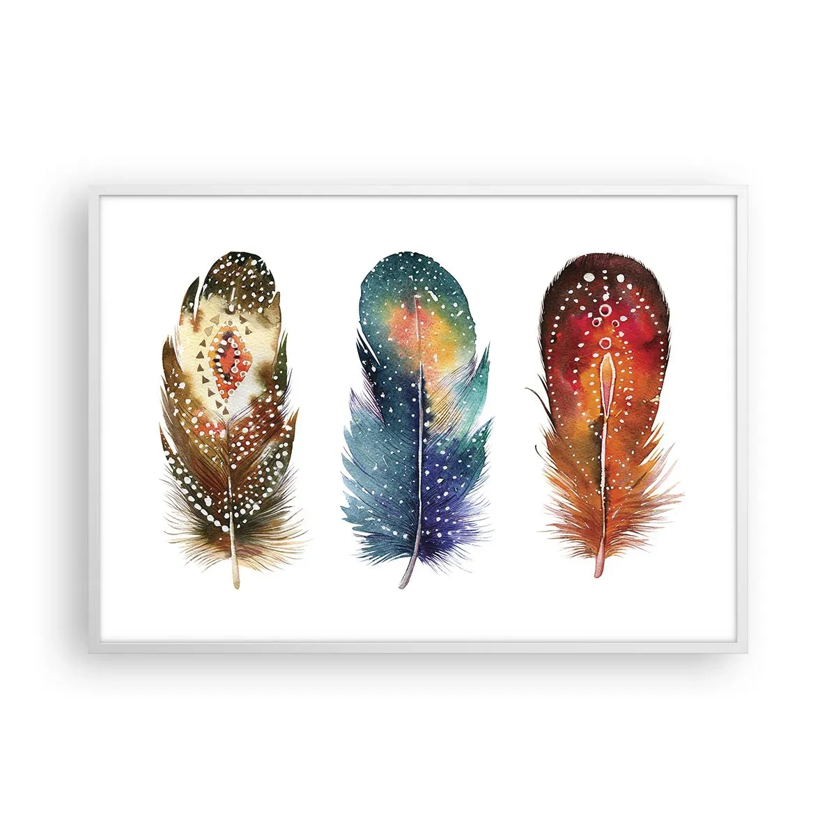 Poster in cornice bianca - Cerimonie, riti, misteri - 100x70 cm