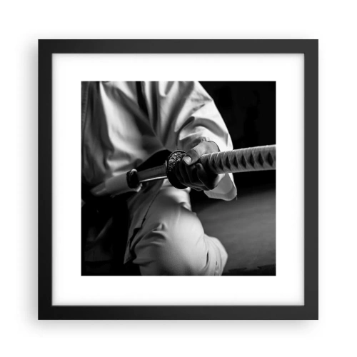 Poster in cornice nera - L'anima del guerriero - 30x30 cm