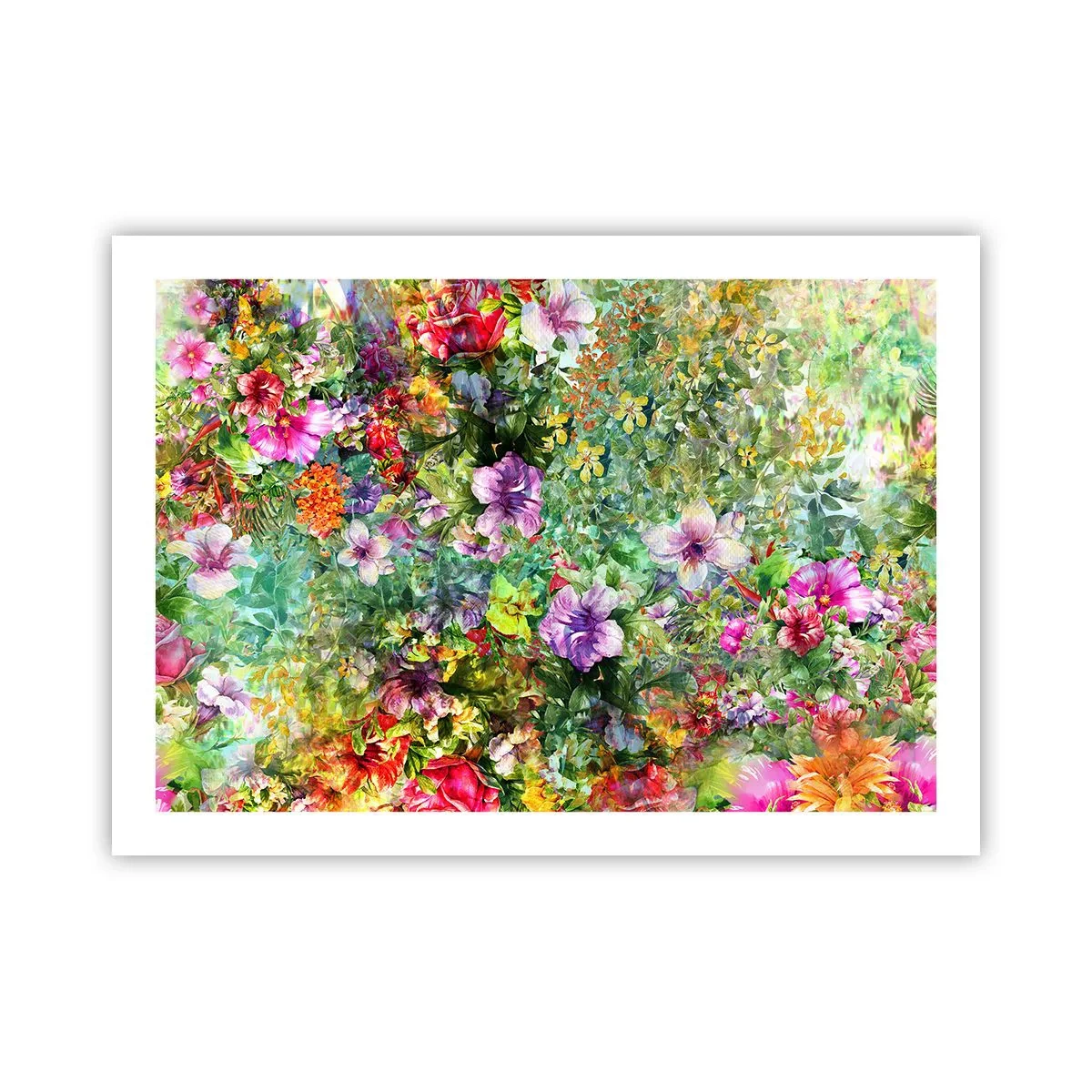 Poster - Perdersi nei fiori - 70x50 cm