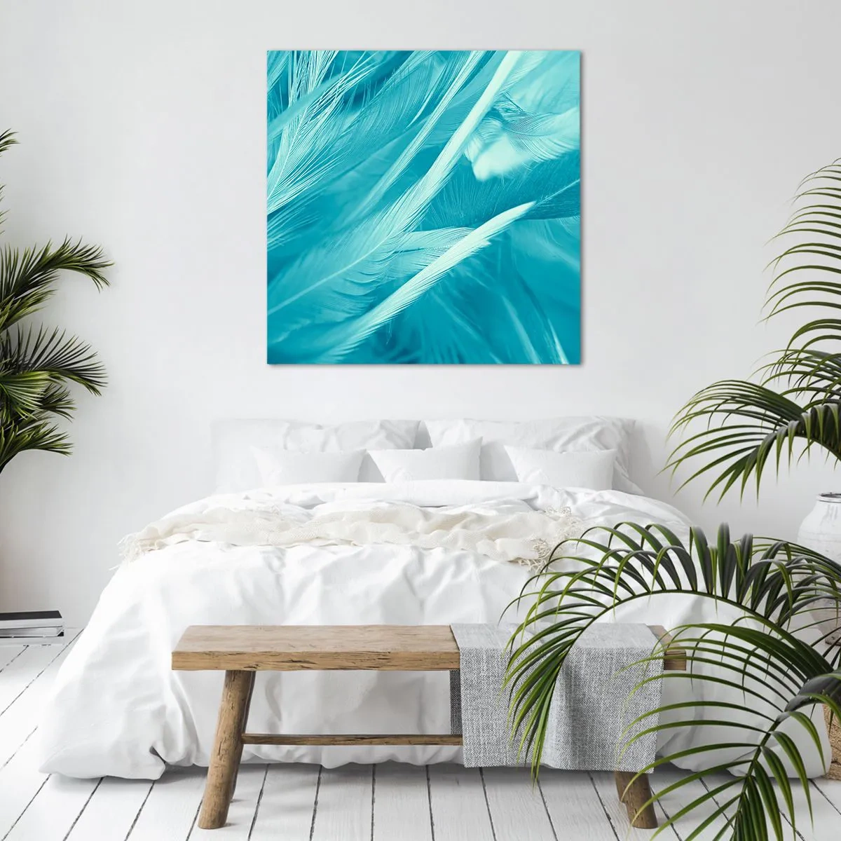 Quadro su tela - Stampe su Tela - Annegare nel morbido - 70x70 cm