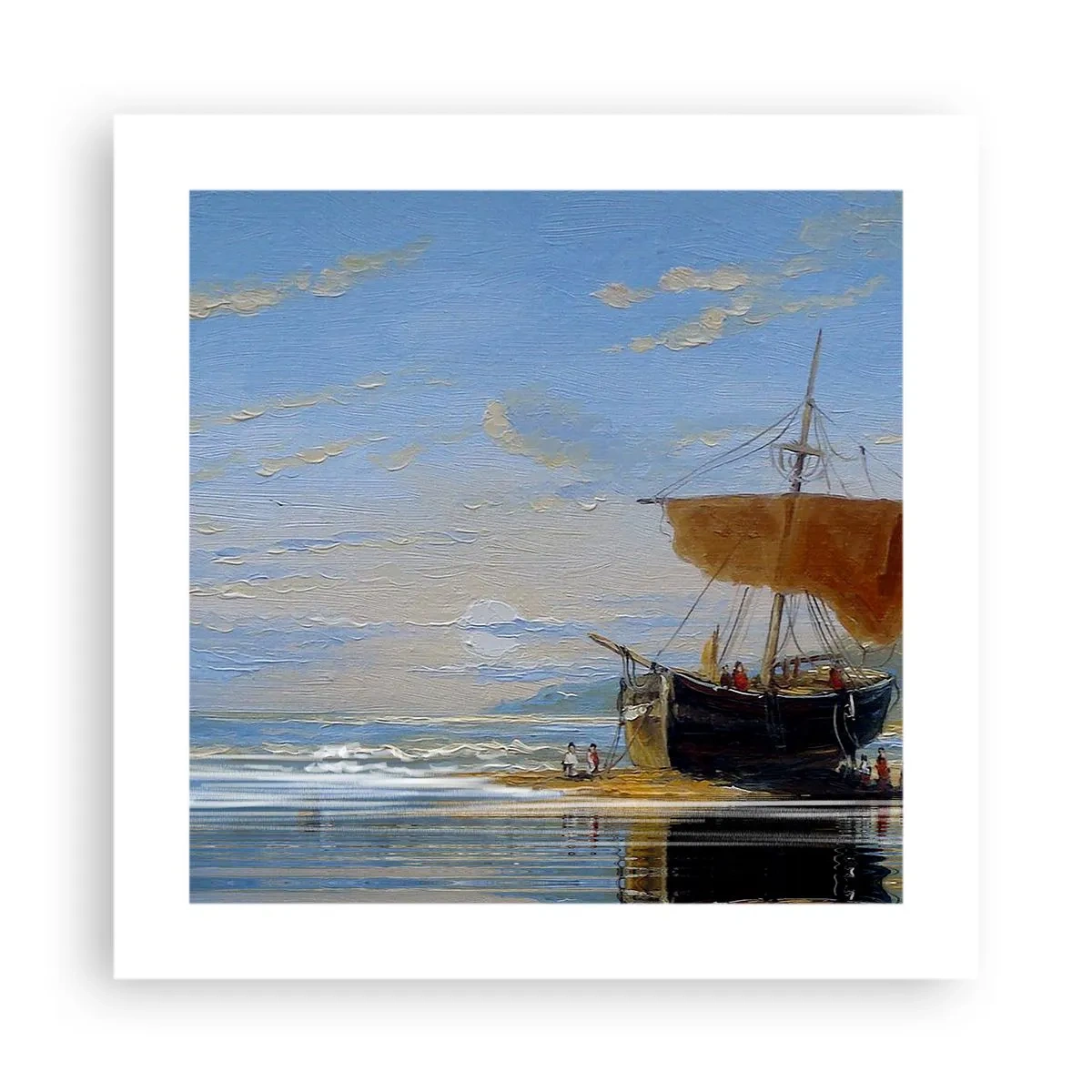 Poster - Acqua, terra, aria - 40x40 cm